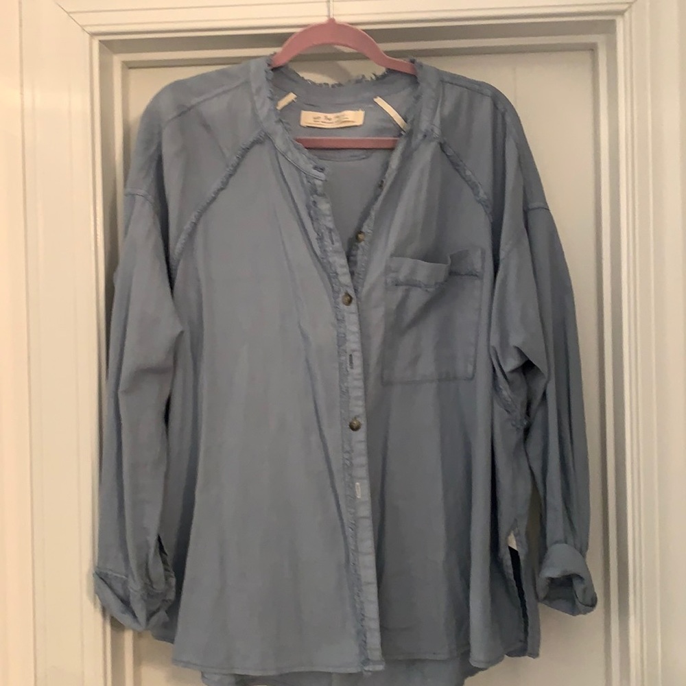 Free People Chambray Shirt